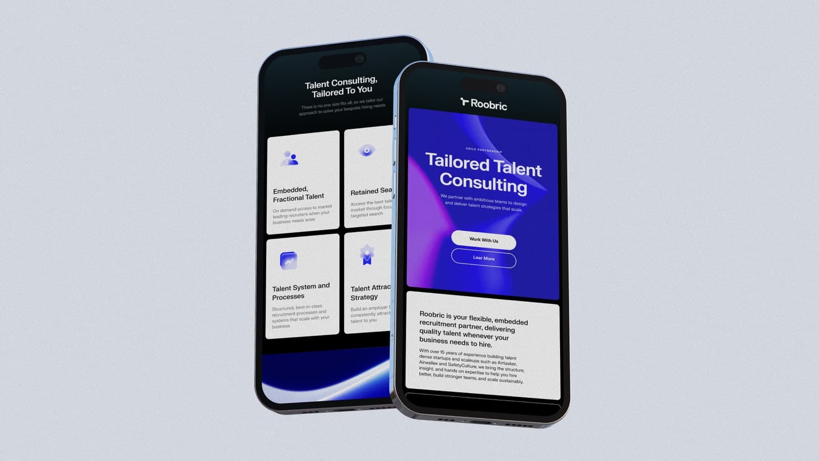 Contact page work preview