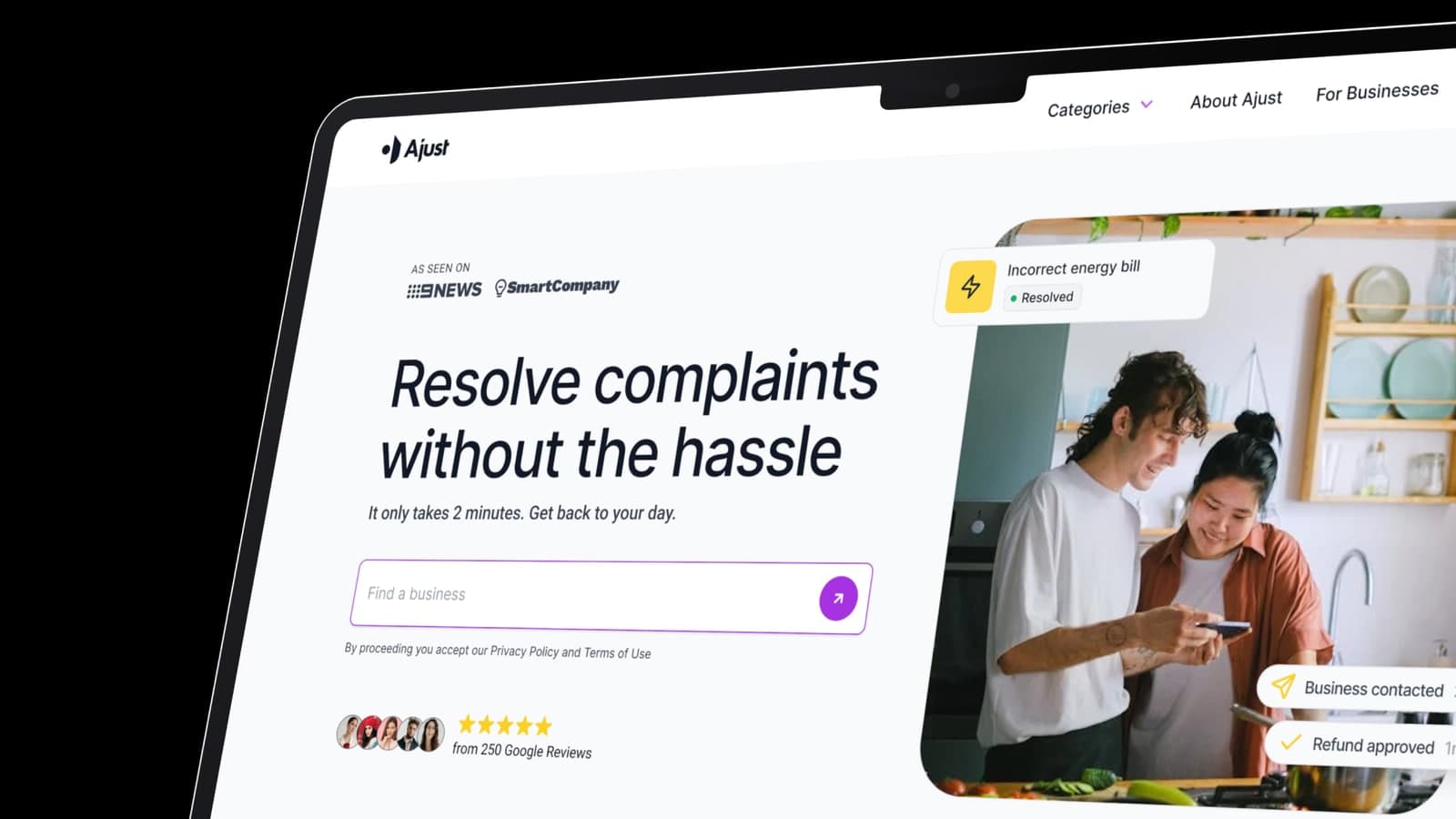 Contact page work preview