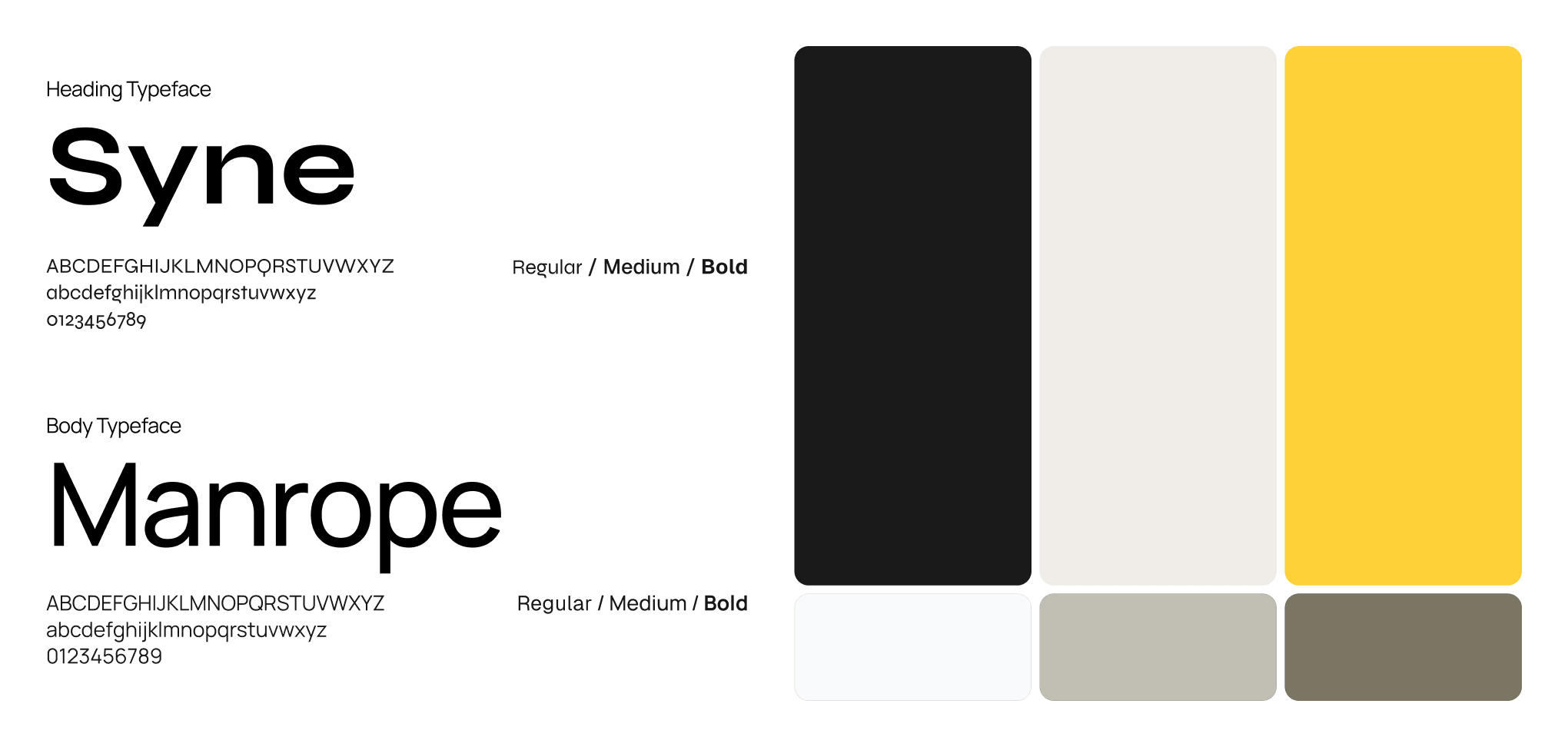 Upside Talent type and colour system